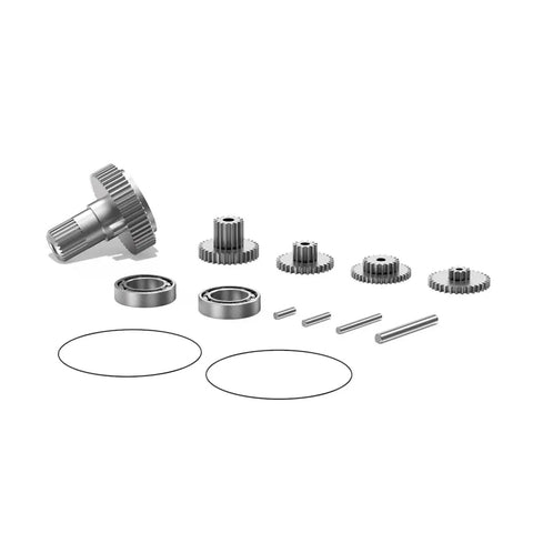 Badass Titanium Metal Gear Upgrade Kit For B44BLS V2 RC Servo Paired With Precision Bearings Waterproof Seal And Shaft Pins Rock Solid Heavy Duty Build Killer Performance Drop In Replacement Parts