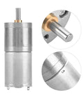 12V Mini DC Gear Motor 60RPM Dope High Torque Reversible Micro Electric Motor With Metal Gearbox 25mm Shaft for PCB DIY RC Cars
