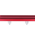 Red aluminum alloy Planing Stop Kit With Pew Dog Positioning Clamp for Workbench Table, side view