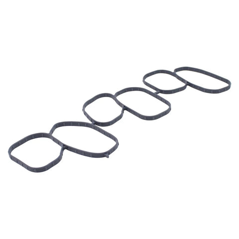 Heavy Duty Upper And Lower Intake Manifold Gasket Seal Kit Built Rock Solid For Smooth Garage Swaps On Hyundai Azera Palisade Santa Fe Kia Sorento Telluride V6 Engine Blocks - rubber gaskets arranged in a row.