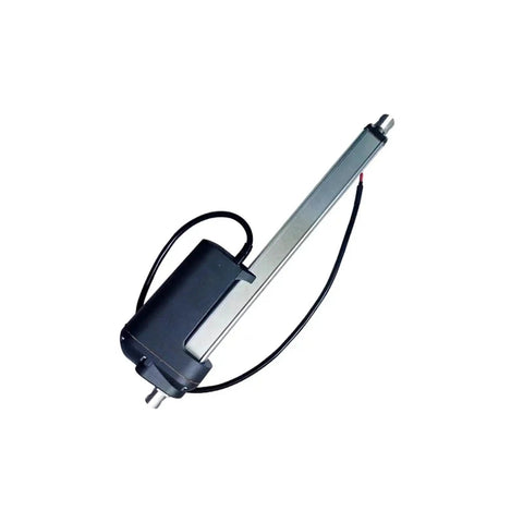 Heavy Duty 24V Dc Electric Linear Actuator Badass Push Pull Cylinder Low Key Quiet Telescopic Rod atop a white background.