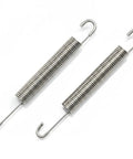 Top Notch Heavy Duty Stainless Steel Replacement Recliner Tension Springs Fix Your Saggy Sofa Mechanism With Buttery Smooth Tilt Lock And Return Action Rock Solid Couch Upgrade For Home Theater Setup Two Pack Six Point Five Inch - two stainless steel springs.