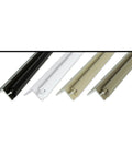 No Sweat No Spline Porch Screen Kit, 96 Inch White Mesh, 5 Pack Snap Together Aluminum Frames With Vinyl Caps, black, white, tan frames