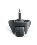 Front Wheel Replacement That Fits Narwal J4 J5 And Freo X Z Ultra Robot Vacuums, quiet dual bearing, durable, gray plastic design.
