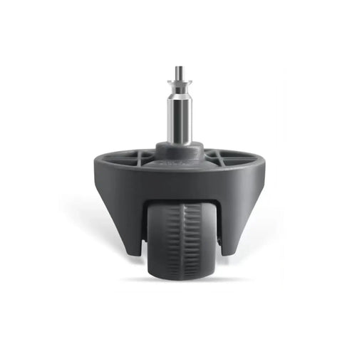 Front Wheel Replacement That Fits Narwal J4 J5 And Freo X Z Ultra Robot Vacuums, quiet dual bearing, durable, gray plastic design.
