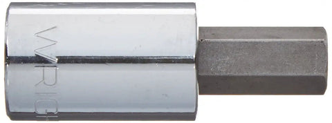 Single bit from Three Eighths Inch Drive Hex Bit Socket Set Seven Piece 1 Eighth To 3 Eighths Inch Bits for DIY projects, durable steel construction.