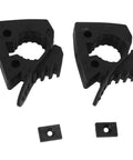 Heavy Duty Rubber Shovel Holder Mount With Quick Release Clamp Space Saving Tool Bracket, black rubber mounts