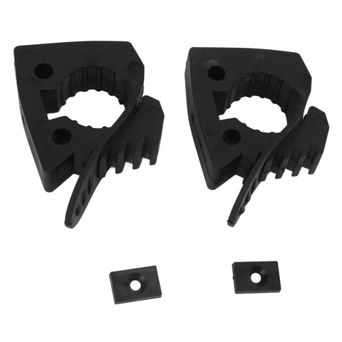 Heavy Duty Rubber Shovel Holder Mount With Quick Release Clamp Space Saving Tool Bracket, black rubber mounts
