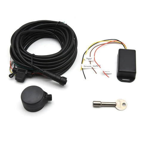 Non Contact Ultrasonic Fuel Level Sensor For Universal Fuel Gauge Compatibility, Supports Diesel Gasoline Water, IP68.