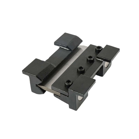 Magnetic Vise Mount Metal Brake Bender for DIY metalworking, 4-inch quick release, holds 14 gauge steel and 2mm aluminum, BDS 4
