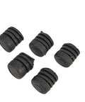 Premium Black Rubber Hood Stop Bumpers For Nissan 5-Pack Kit Dampens Engine Noise Reduces Vibration And Protects Metal Contact Weatherproof Cushion Door Seal Buffers Keep Your Ride Chiller Slicker And Quieter. 5 black rubber hood bumpers for Nissan, ribbed OEM replacement pads