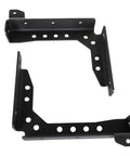 Heavy Duty Rear Bed Channel Stiffeners For 2005 To 2021 Toyota Tacoma, 9 gauge steel brackets with multiple mounting holes.
