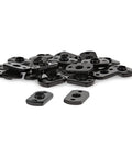 Steel 1/4-20 Centered Slide In T Nuts For 1.5 Inch Aluminum Extrusions 15 Series Black Zinc Finish Economy 25 Pack
