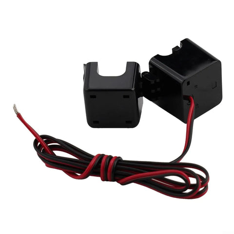 Top Notch Split Core Current Transformer Clamp Sensor Delivering Reliable 5A Output For EV Charging And Grid Monitoring Projects With Heavy Duty Build And No Sweat Setup Design, featuring a black clamp design with wires.