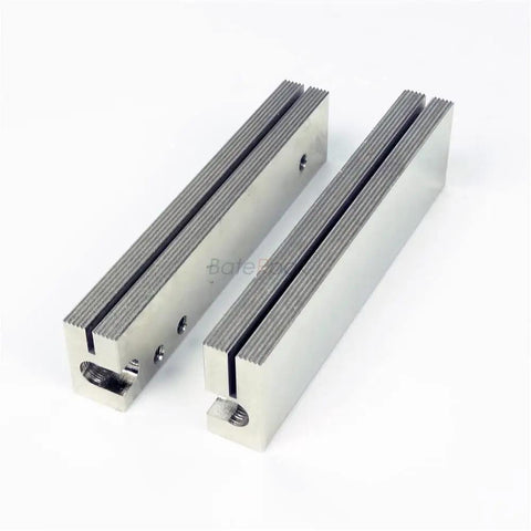 Pro Grade Vertical Packaging And Horizontal Seal Heat Block Kit With Three Side Seal Module Stripe And Cross Line Clamp One Pair In 27cm Cross Line Color For DIY Electrical Projects, metal blocks
