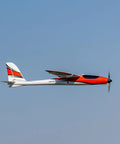 ElectroStreak 1.1m RC Airplane BNF Basic Ready To Fly, Crazy Fast Sport Model With 3S And 4S Power in flight against clear sky