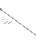 Stainless Steel Lead Screw 380mm 15in with Brass Nut T8 Acme Tr8x8 for 3D Printer Z Axis and CNC Machines 2mm Pitch 8mm Lead