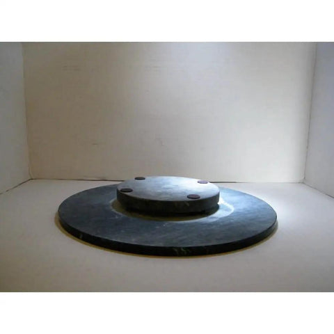 12 Inch Blue Pearl Granite Lazy Susan Centerpiece For Dining Table And Kitchen Counter Solid Wood And Resin Turntable
