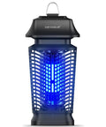 Electric Bug Zapper With Blue Violet Light For Indoor Outdoor Mosquito Control All Weather IPX4 Waterproof Durable ABS Shell
