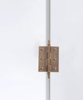 Copper Cabinet Butt Hinges With Smooth Quiet Operation For Kitchen Cabinets And Wardrobes Sturdy Construction With Vintage Craftsman Flair Easy Install Multi Position Screw Holes For Reliable Door Replacement Hardware