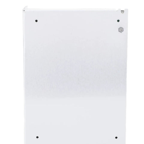 Beefy DC To DC Converter Module With Adjustable Voltage Regulator showing sleek white casing, designed for durability and industrial use.