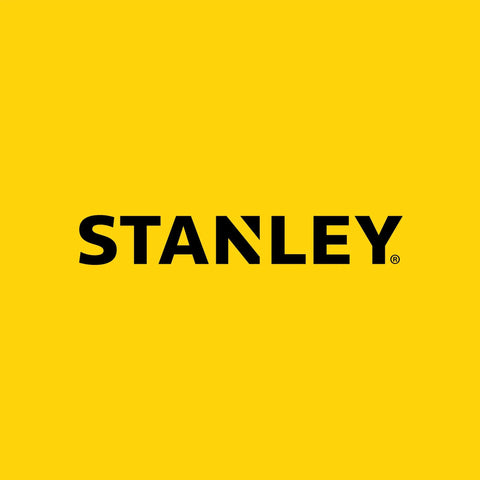 Logo of STANLEY on a yellow background