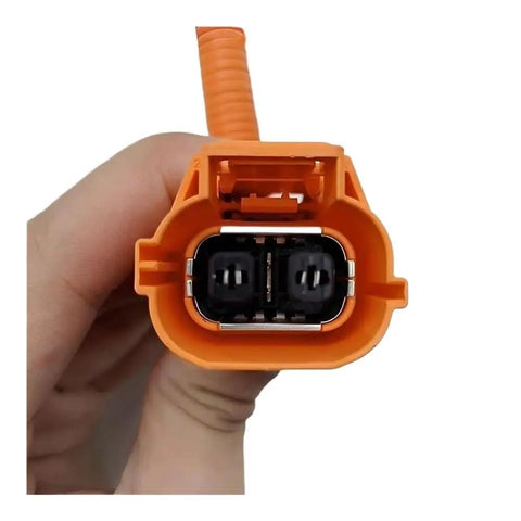 Orange electric connector end for Straight Swap 365V Electric Ac Compressor Replaces SCEA8103020A For Byd Yuan S2 Ev