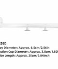Crisp Acrylic Aquarium Feeder Tray, 9.84 Inch Leak Proof Fish Tank Feeding Tube with clear acrylic tube and suction cups.