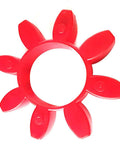 Heavy Duty Built Tough Coupling Element Kit GR19 Damper Buffer Jaw Coupling Urethane Elastomer Set showing red element
