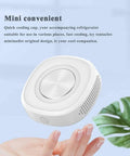 Desk Side Electric Cup Warmer And Cooler Fast Freeze Tech With Auto Shut Off Waterproof Build perfect for Coffee Mugs and Cold Beer Cans in hand