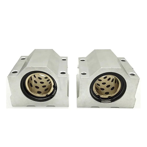 Heavy Duty Top Shelf 4Pc 30Mm Linear Motion Shafts 1000Mm With 8Pc SCS30UU Blocks And SK30 Mounts 12Mm Inner Bore Pillow Blocks