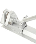 Close-up of Manual Color Steel Tile Ridge Cover Cutter 0.6mm Built For Precision Roof Panel Edges, showing cutting mechanism.