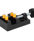 Rugged Drill Press Clamp For Woodworking, Aluminum Alloy Bench Vise With 55mm Clamp Range, No Fuss Easy Turn Knob