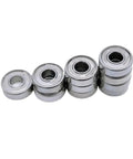 Get These 10pcs Deep Groove Ball Bearings In Single Row To Keep Your Gear Rolling Smooth Like Butter And Dust Free For Long Life No Gunk Allowed, stacked metal ball bearings.