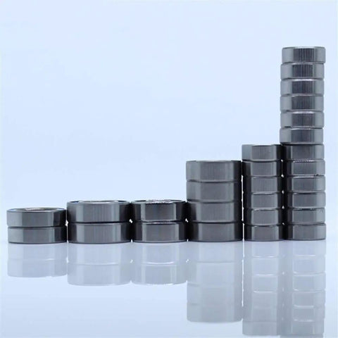 RC Ball Bearing Set For One Tenth Scale SCX10 II Kit And RTR 28 Pcs Bearings Upgraded With 5x11x4mm 10x15x4mm 5x10x4mm 8x16x5mm 5x14x5mm And 7x14x3.5mm, stacked steel bearings