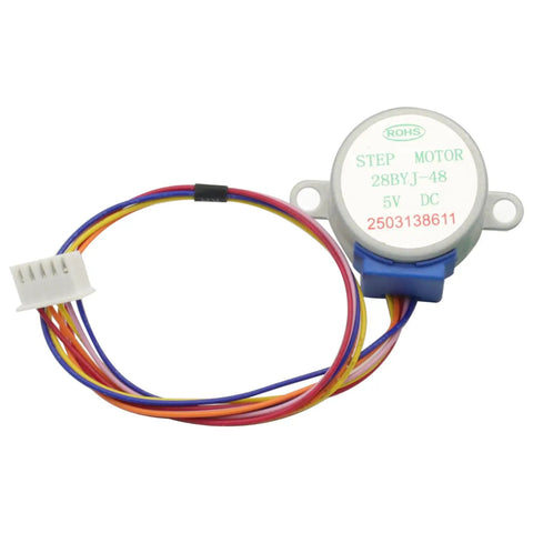 Two Pack 5V 4-Phase 28BYJ-48 DC Stepper Motor With wiring for Arduino Raspberry Pi projects