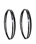 Heavy Duty Two Piece 1510mm Bimetallic Bandsaw Blades with precision ground teeth for smooth wood and metal cutting.