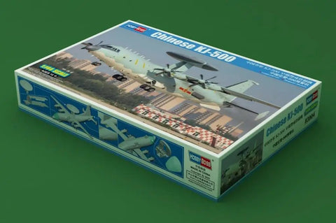 Box of 1:144 Chinese KJ-500 Scale Model Kit Multicolored For Collectors Aged 14 And Up Dope Detailing With Realistic Parts