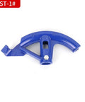 Ergonomic Manual Pipe Bender for Copper Aluminum and Conduit Bending Tools for Home Improvement Plumbing Projects, blue metal tool.