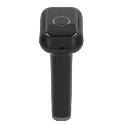 USB Barcode Scanner 1D and 2D Reads QR EAN UPC Code 128 PDF417 and Data Matrix Auto Sensing, black handheld design