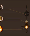 Adjustable Iron Wall Sconce With Smooth Glide Pulley Wheel And Clear Glass Shade For Soft Cozy Ceiling Lighting close-up of fixtures