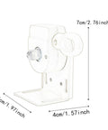 Universal Aluminum Alloy Mounting Brackets For Cordless Crank Roller Replacement, showing size specifications, weather resistant.