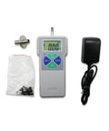 Top Tier Digital Fruit Hardness Tester And Portable Penetrometer showing unit, probe, power adapter, and necessary accessories.