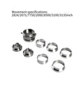 Watch Movement Holder And Repair Tool Rotating Base Kit For 8500 2000 7750 Movements with seven metal holders