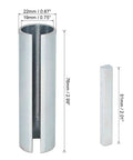 3/4 To 7/8 Inch Engine Shaft Sleeve Adapter Kit With 2.01 Inch Step Key, stainless steel parts with dimensions