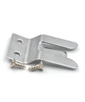 Metal three finger clip with screws for FT series radios, part of Eight Pack CB Microphone Holders With Screws Clips For Hang Up On Two Way Radios Durable Metal Three Finger Clip Works With FT7800 FT7800R FT7900R FT8800R FT8900R FT1500 FT8100 FT8100M FT8500, close-up view.