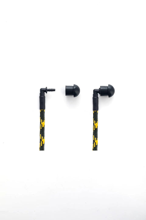Braided Nylon Acoustic Coil Tube Replacement For Radio Earpiece Universal Walkie Talkie Earpiece Tube With Colorful Knit Design