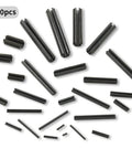 Assorted Roll Pins Kit Slotted Spring Dowel Pins 450 Piece Set In Plastic Storage Case For Cogs Wheels And Mechanical Projects