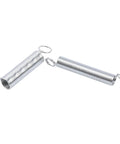 Close-up of two metal springs from 200-Piece Extension Springs Kit With Storage Box, Must-Have Heavy-Duty Compression And Tension Springs For Repairs