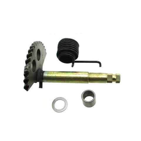 Kick Start Shaft Gear Spindle For GY6 125cc 150cc Chinese Moped Scooter 4 Stroke Engines With Bushing And Return Spring